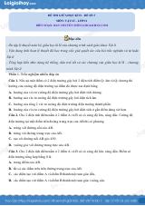 Đề thi giữa học kì 2 Vật lí 11 Kết nối tri thức - Đề số 3
